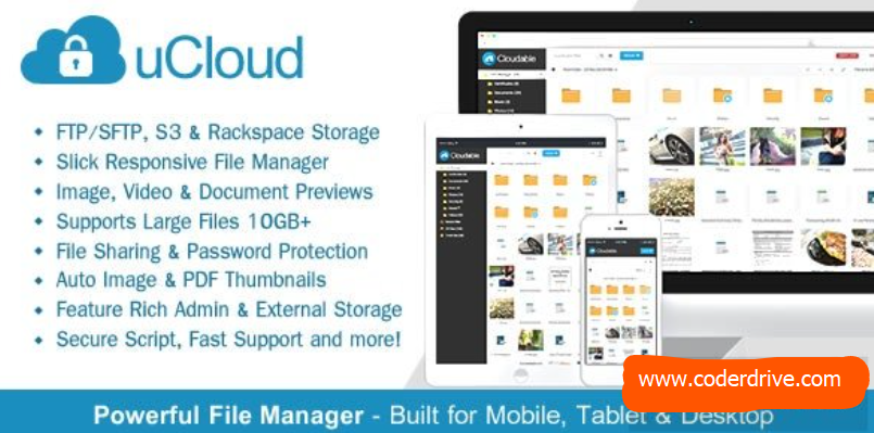 uCloud v2.0.2 – File Hosting Script – Securely Manage, Preview & Share Your Files