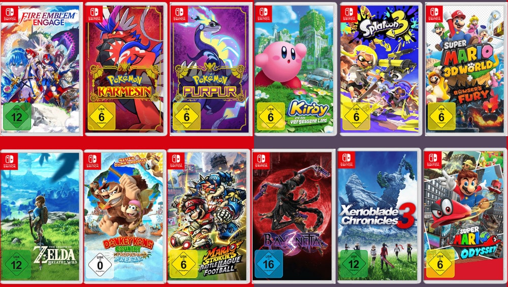Nintendo Switch-Spiele Top 10